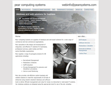 Tablet Screenshot of pearsystems.com